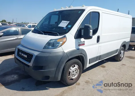 2019 Ram Promaster 1500 Low Roof 136 Wb z USA, uszkodzony, nr VIN 3C6TRVAG7KE559493